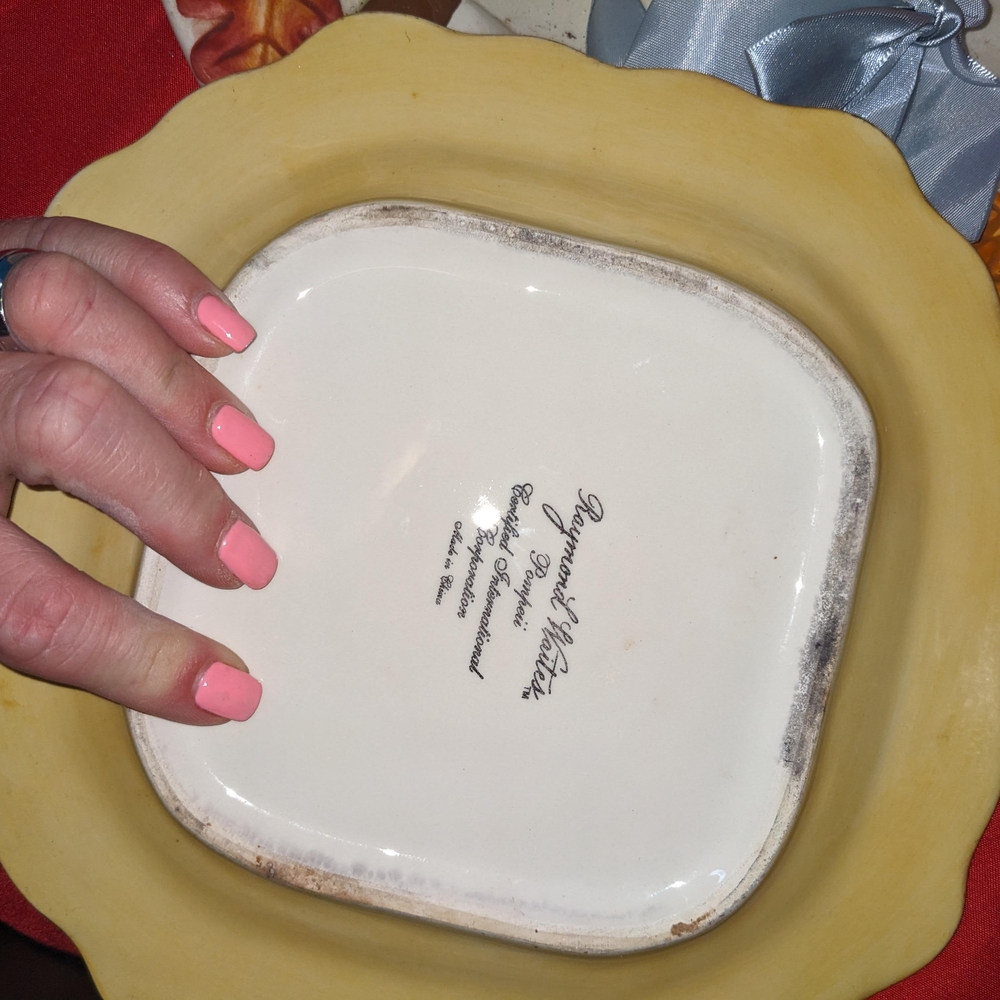 Raymond Waites Yellow Ceramic Dish